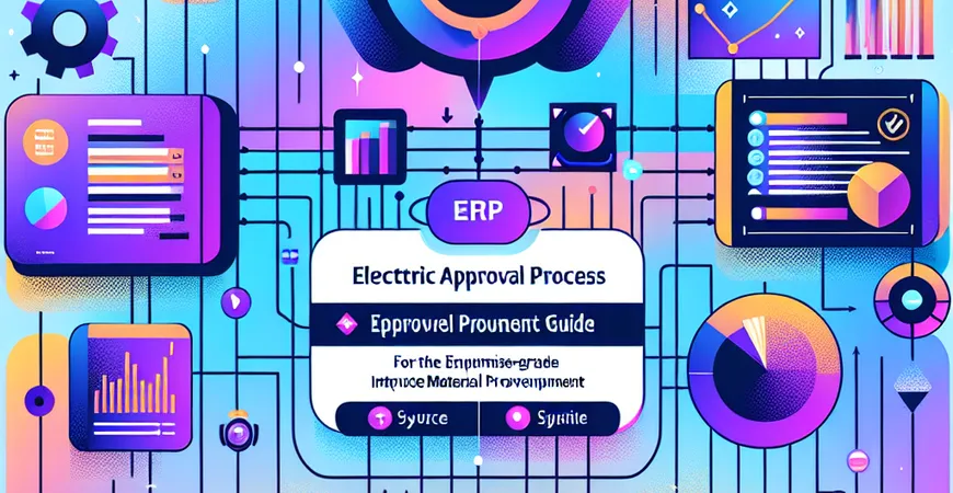 物料采购流程繁？ERP 系统电子化审批全流程指南